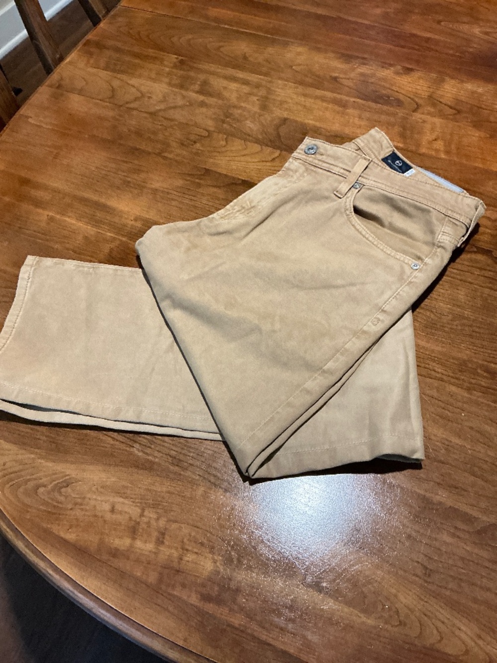 Ag slim “The everit” men’s jean straight 32/32 sand color